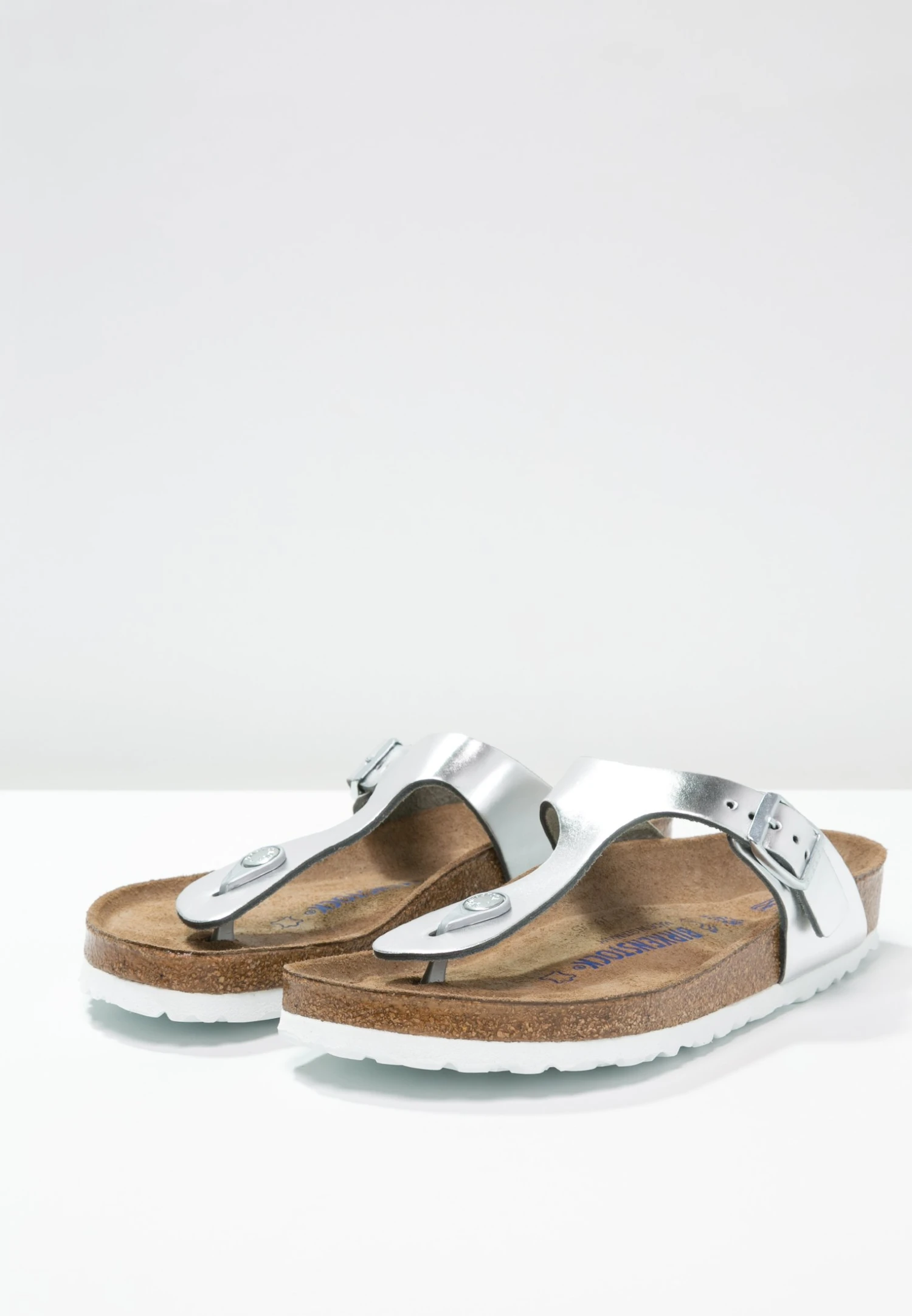 Birkenstock Gizeh Nl Sfb Regular - Sandalias De Dedo - Metallic Silver 4 Birkenstock Gizeh Nl Sfb Regular - Sandalias De Dedo - Metallic Silver - Imagen 4