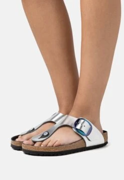 Birkenstock Gizeh Lena - Sandalias De Dedo - Iridescent Silver