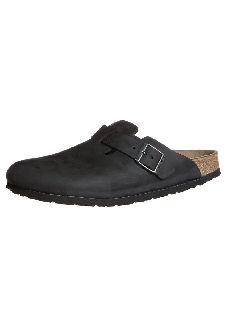 Birkenstock Boston - Pantuflas - Schwarz 1 Birkenstock Boston - Pantuflas - Schwarz
