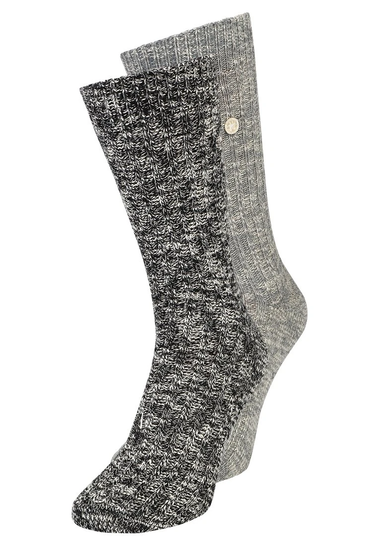 Birkenstock Box Slub 2 Pack - Calcetines Hasta La Rodilla - Black/Grey 1 Birkenstock Box Slub 2 Pack - Calcetines Hasta La Rodilla - Black/Grey