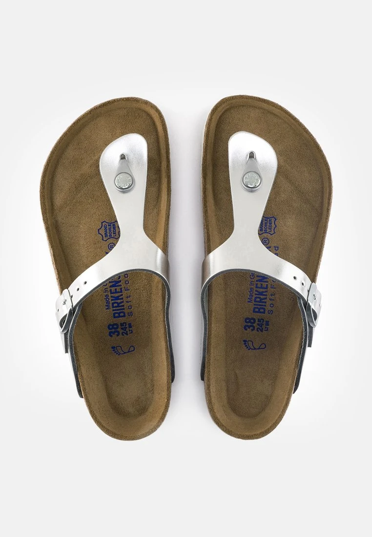 Birkenstock Gizeh- Sandalias De Dedo - Metallic Silver 4 Birkenstock Gizeh- Sandalias De Dedo - Metallic Silver - Imagen 4