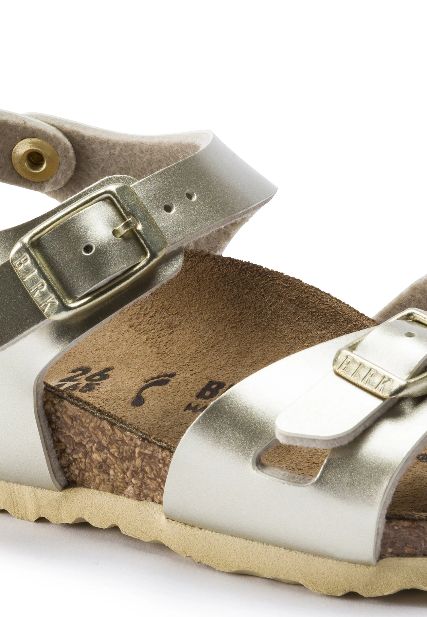 Birkenstock Rio - Sandalias De Cuña - Electric Metallic Gold 6 Birkenstock Rio - Sandalias De Cuña - Electric Metallic Gold - Imagen 6